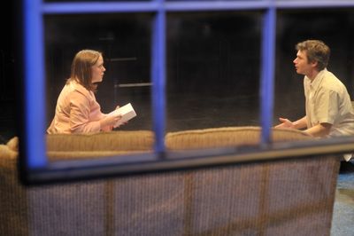 Kerrie Seymour and John Jimerson in the Burning Coal Theatre Company production of BL Photo